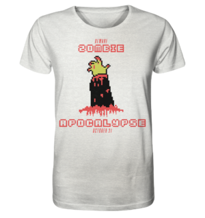 ZOMBIE APOCALYPSE - Organic Shirt (meliert)